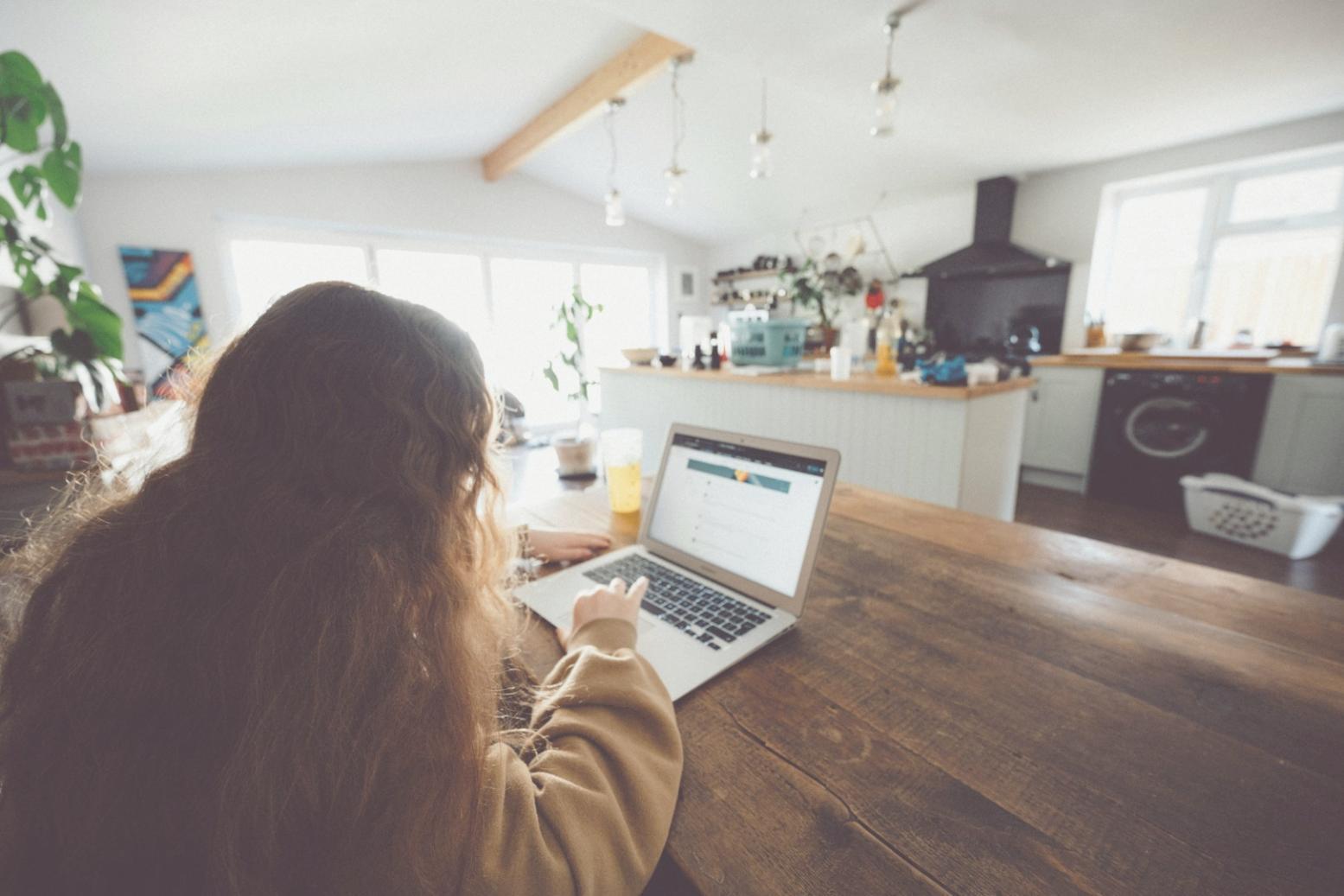Financial planning and budgeting workspace